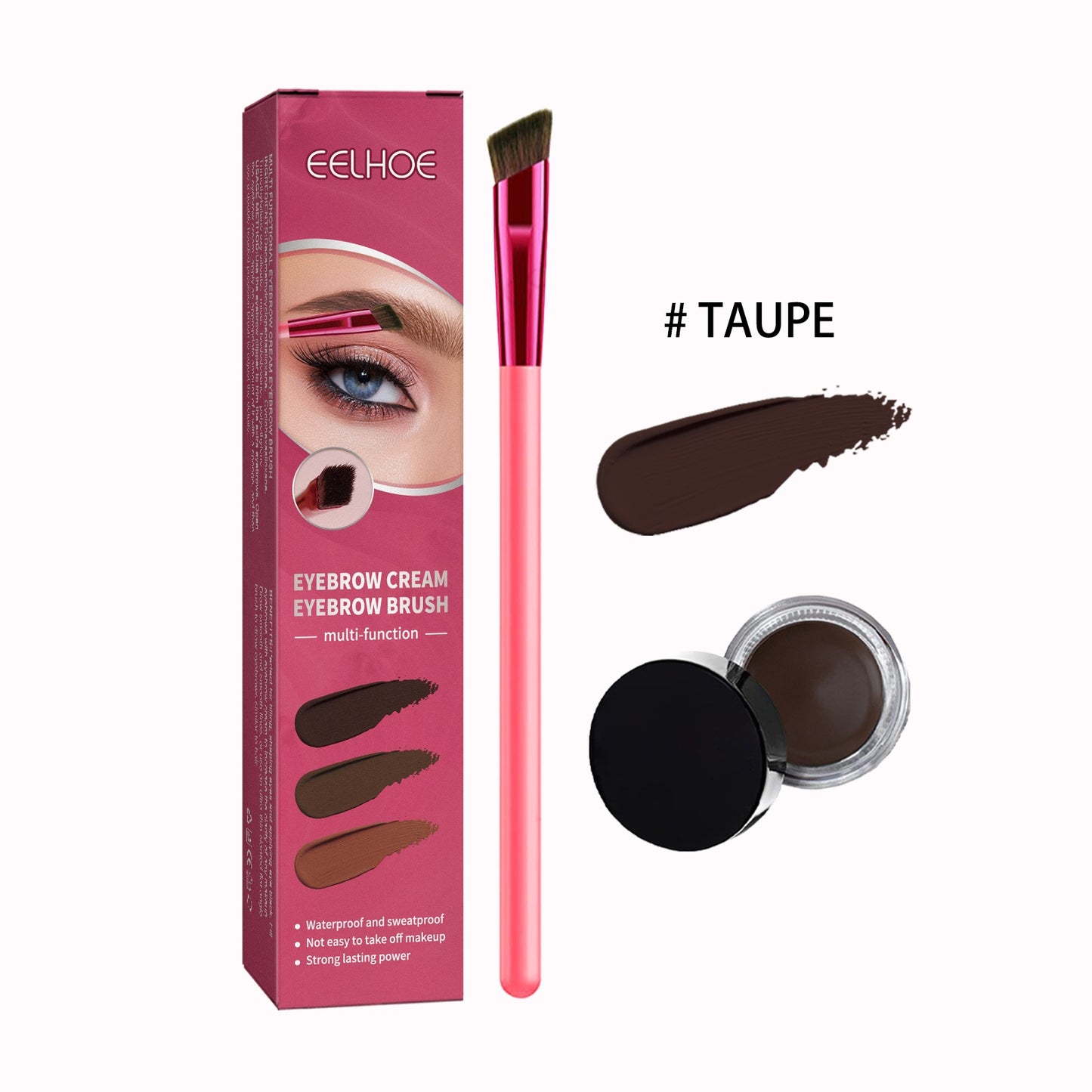 Multi-functional Eyebrow Cream & Brush Kit