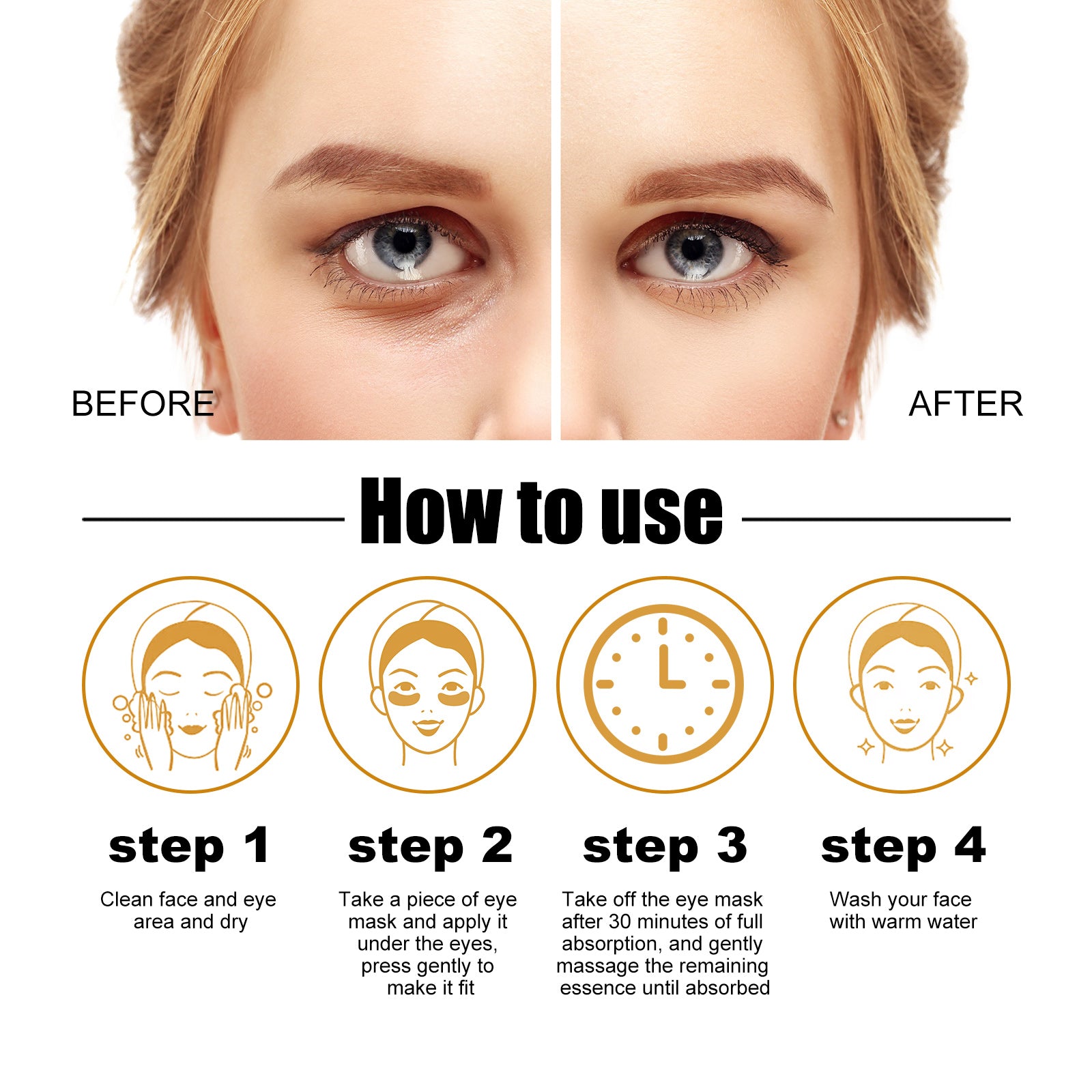 Crystal Collagen Gold Eye Mask