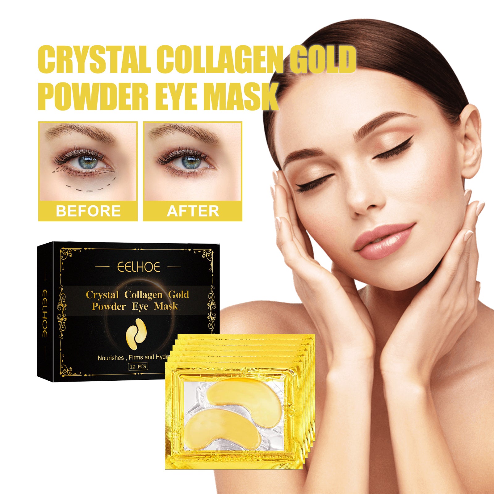 Crystal Collagen Gold Eye Mask